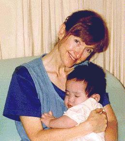 Linda and Kristina minutes after we received her in Nanning, China.